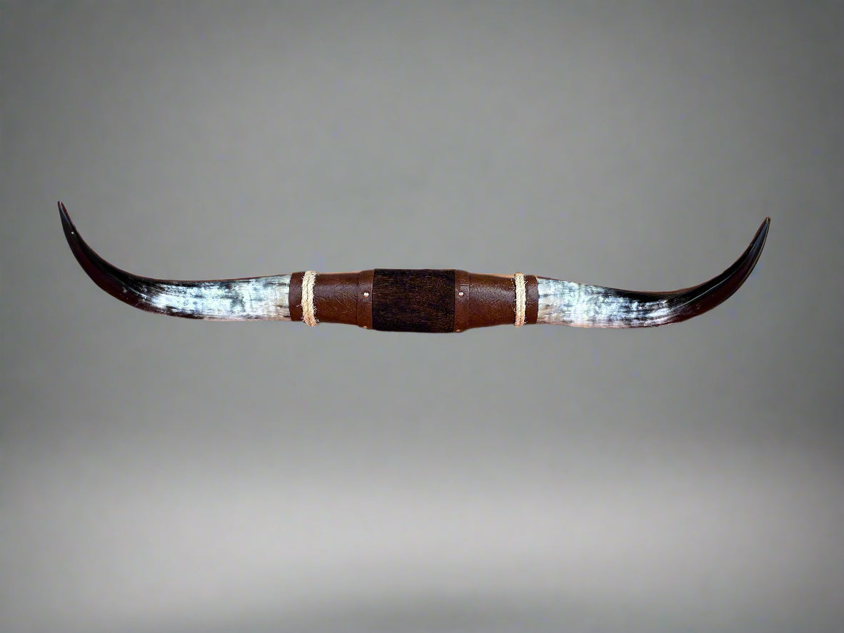 Jefe's SPECIAL #1239 - 33" - XXL "Tres Pies" Bull Horns - Polished Steer Longhorn Mounted Taxidermy - South West Art Cowboy Ranch Decor (Copy) (Copy) (Copy) (Copy)