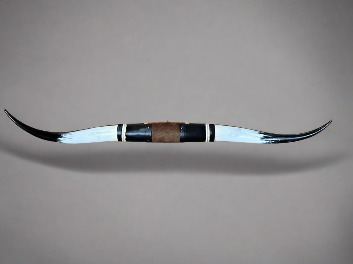 Jefe's SPECIAL #1165 - 40" - XXXL "Cuatro Pies" Bull Horns - Polished Steer Longhorn Mounted Taxidermy - South West Art Cowboy Ranch Decor