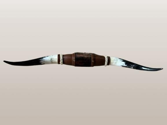 Jefe's SPECIAL #1025- 36" - XXL "Tres Pies" Bull Horns - Polished Steer Longhorn Mounted Taxidermy - South West Art Cowboy Ranch Wall Decor