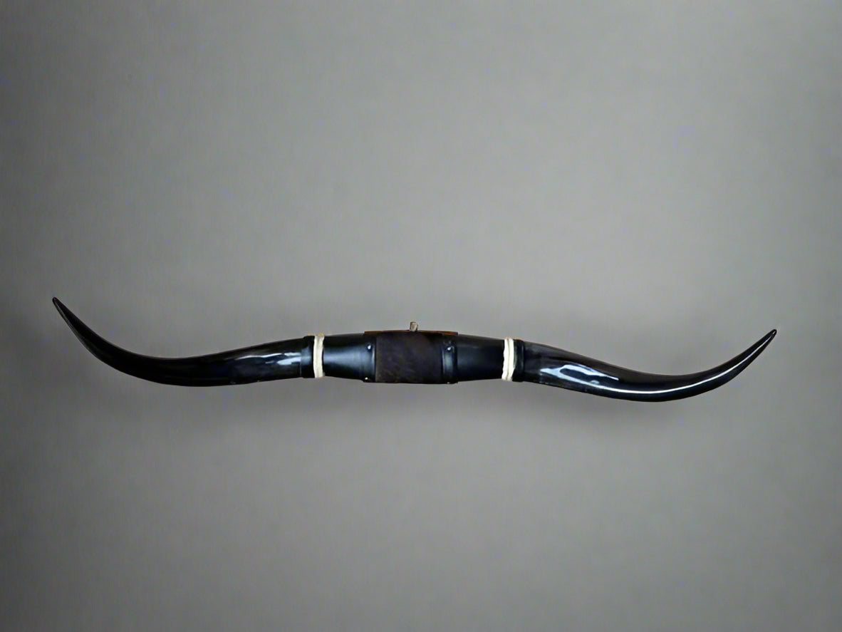 Jefe's SPECIAL #1169 - 39" - XXXL "Cuatro Pies" Bull Horns - Polished Steer Longhorn Mounted Taxidermy - South West Art Cowboy Ranch Decor