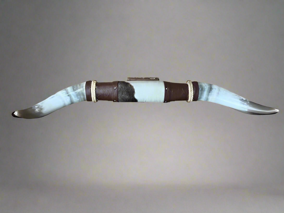 Jefe's SPECIAL #879 - 33" - XXL "Tres Pies" Bull Horns - Polished Steer Longhorn Mounted Taxidermy - South West Art Cowboy Ranch Wall Decor