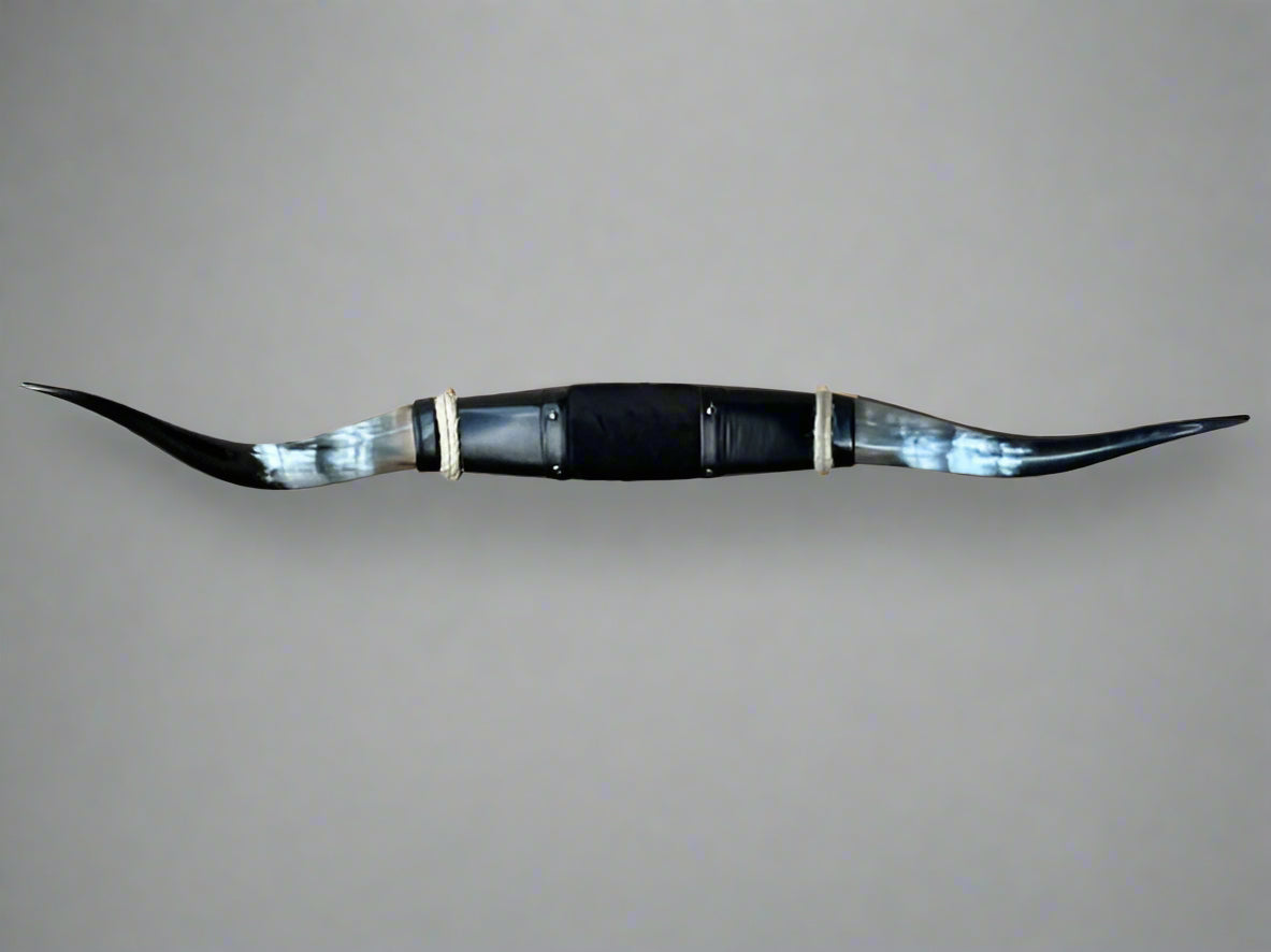 Jefe's SPECIAL #983 - 33" - XXL "Tres Pies" Bull Horns - Polished Steer Longhorn Mounted Taxidermy - South West Art Cowboy Ranch Wall Decor