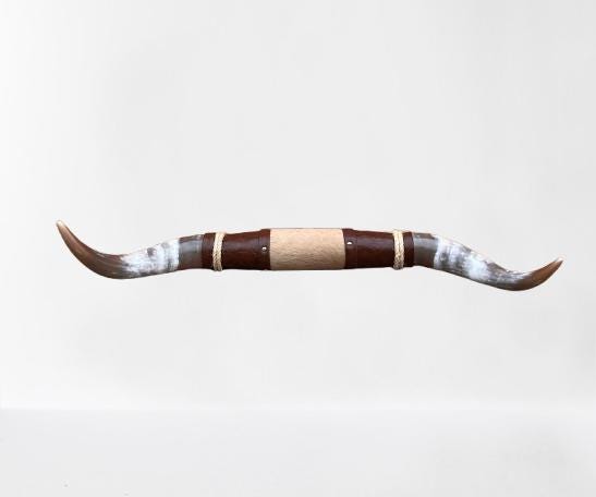 Jefe's SPECIAL #1108 - 30" - XL "Doble Grande" Bull Horns - Polished Steer Longhorn Mounted Taxidermy South West Art Cowboy Ranch Wall Decor