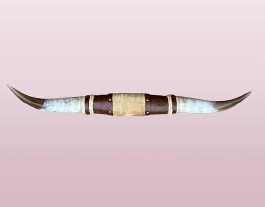 Jefe's SPECIAL #1115- 29" - XL "Doble Grande" Bull Horns - Polished Steer Longhorn Mounted Taxidermy South West Art Cowboy Ranch Wall Decor