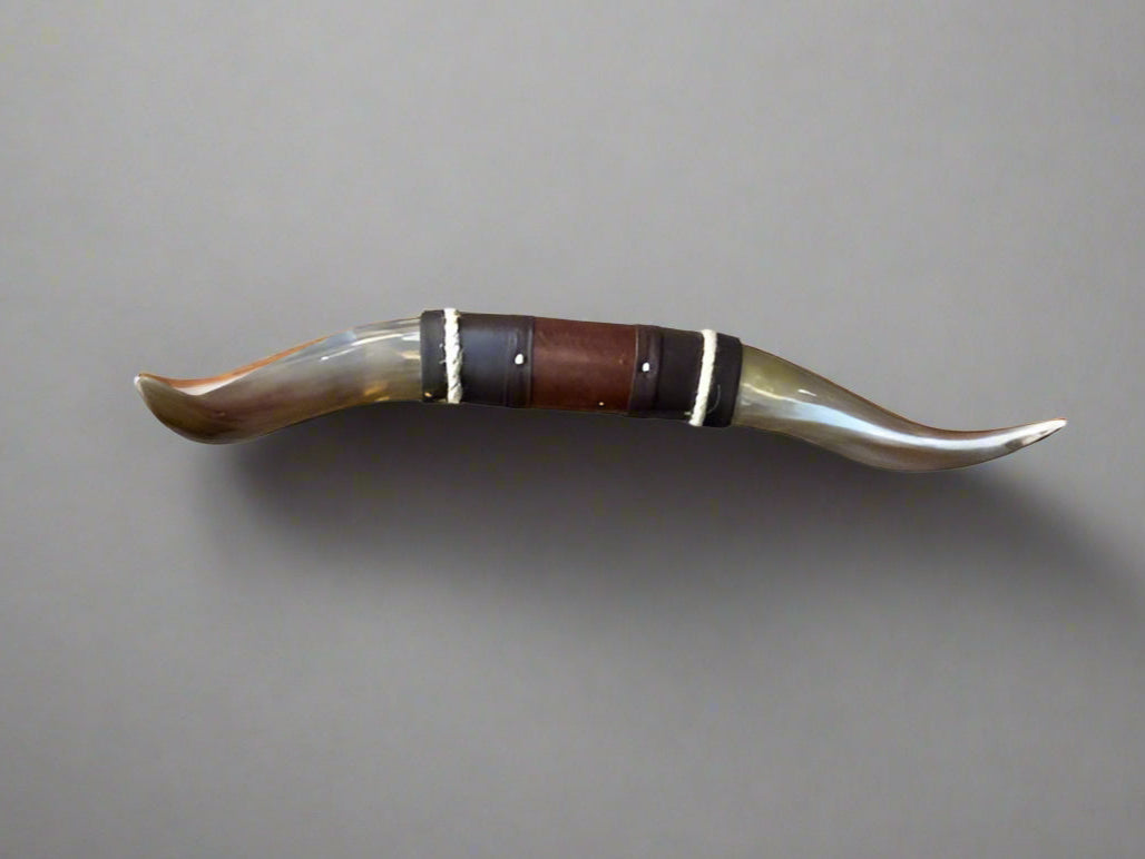 Jefe's SPECIAL #539: Medium "Sencillo" - 19" - Mahogany Mocha w/ Silver Horns - Polished Mount Longhorn Steer Bull Cowboy Art Decor