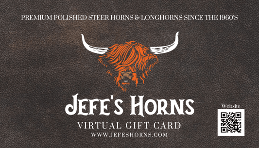 Jefe's Horns Virtual Gift Card | $75 - $150