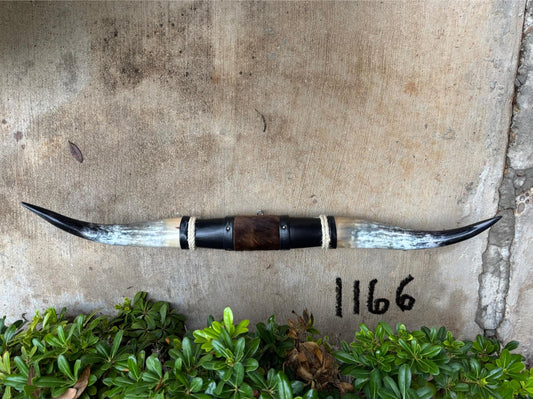 Jefe's SPECIAL #1166 - 40" - XXXL "Cuatro Pies" Bull Horns - Polished Steer Longhorn Mounted Taxidermy - South West Art Cowboy Ranch Decor