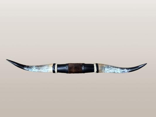 Jefe's SPECIAL #1166 - 40" - XXXL "Cuatro Pies" Bull Horns - Polished Steer Longhorn Mounted Taxidermy - South West Art Cowboy Ranch Decor