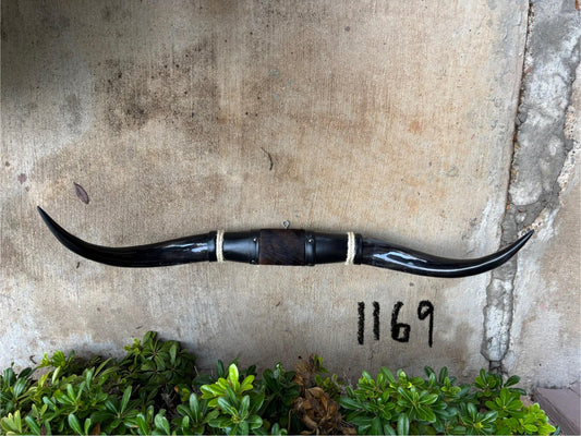 Jefe's SPECIAL #1169 - 39" - XXXL "Cuatro Pies" Bull Horns - Polished Steer Longhorn Mounted Taxidermy - South West Art Cowboy Ranch Decor