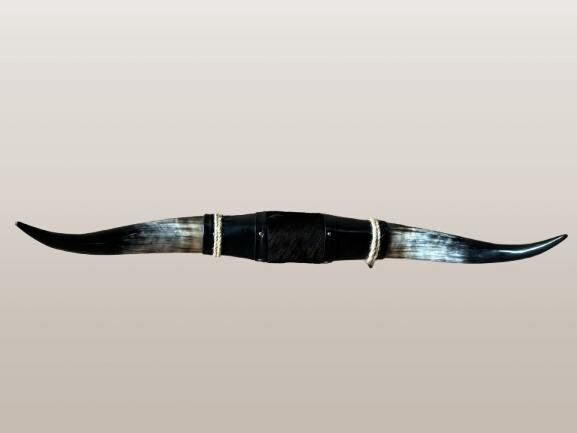 Jefe's SPECIAL #1023 - 37" - XXL "Tres Pies" Bull Horns - Polished Steer Longhorn Mounted Taxidermy - South West Art Cowboy Ranch Wall Decor