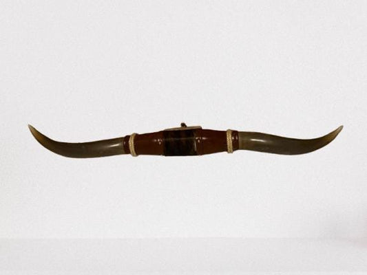 Jefe's SPECIAL #855 - 32" - XL "Doble Grande" Bull Horns - Polished Steer Longhorn Mounted Taxidermy South West Art Cowboy Ranch Wall Decor