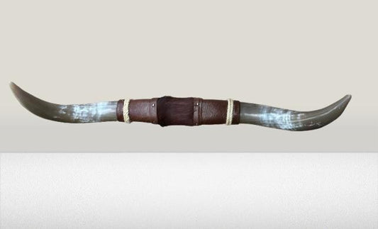 Jefe's SPECIAL #924 - 31" - XL "Doble Grande" Bull Horns - Polished Steer Longhorn Mounted Taxidermy South West Art Cowboy Ranch Wall Decor