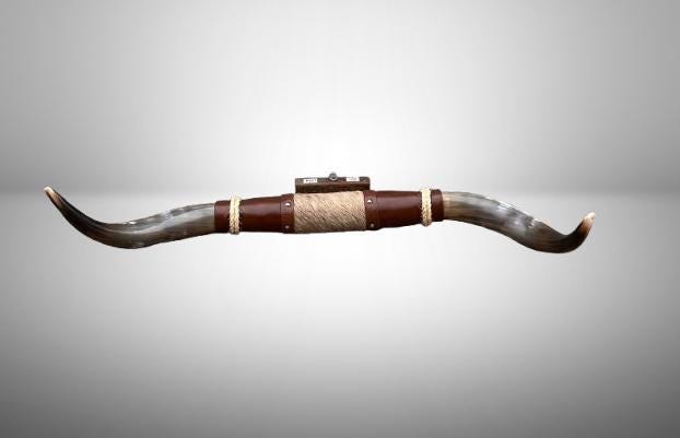 Jefe's SPECIAL #1107 - 30" - XL "Doble Grande" Bull Horns - Polished Steer Longhorn Mounted Taxidermy South West Art Cowboy Ranch Wall Decor