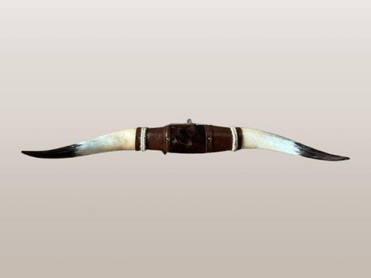 Jefe's SPECIAL #1019 - 40" - XXXL "Cuatro Pies" Bull Horns - Polished Steer Longhorn Mounted Taxidermy - South West Art Cowboy Ranch Decor