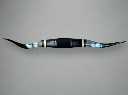 Jefe's SPECIAL #983 - 33" - XXL "Tres Pies" Bull Horns - Polished Steer Longhorn Mounted Taxidermy - South West Art Cowboy Ranch Wall Decor