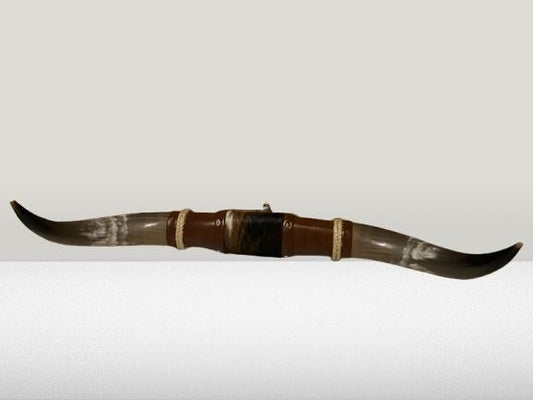 Jefe's SPECIAL #862 - 28" - XL "Doble Grande" Bull Horns - Polished Steer Longhorn Mounted Taxidermy South West Art Cowboy Ranch Wall Decor