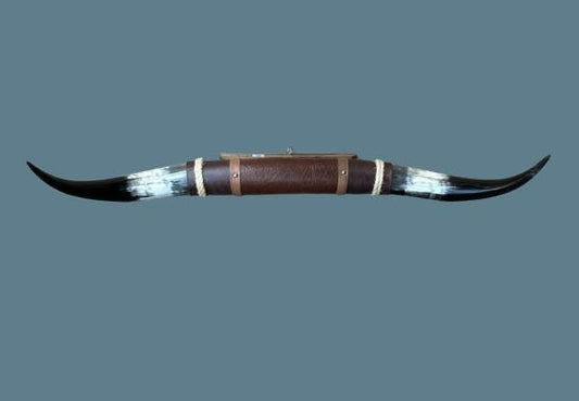 Jefe's SPECIAL #951 - 29" - XL "Doble Grande" Bull Horns - Polished Steer Longhorn Mounted Taxidermy South West Art Cowboy Ranch Wall Decor