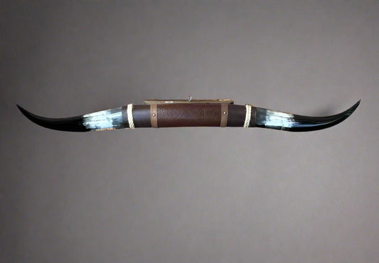 Jefe's SPECIAL #951 - 29" - XL "Doble Grande" Bull Horns - Polished Steer Longhorn Mounted Taxidermy South West Art Cowboy Ranch Wall Decor