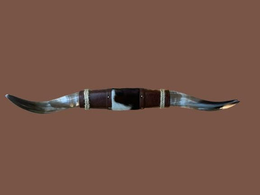Jefe's SPECIAL #973 - 29" - XL "Doble Grande" Bull Horns - Polished Steer Longhorn Mounted Taxidermy South West Art Cowboy Ranch Wall Decor