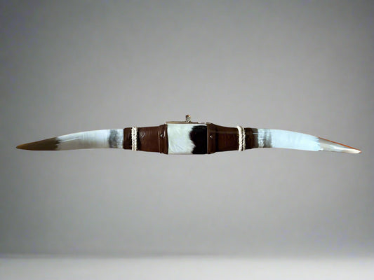 Jefe's SPECIAL #1029- 30" - XL "Doble Grande" Bull Horns - Polished Steer Longhorn Mounted Taxidermy South West Art Cowboy Ranch Wall Decor