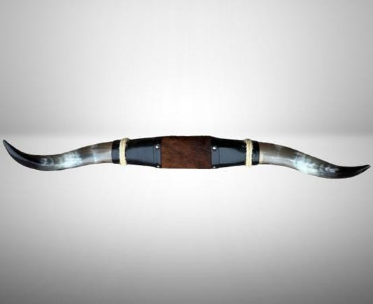 Jefe's SPECIAL #1128 - 29" - XL "Doble Grande" Bull Horns - Polished Steer Longhorn Mounted Taxidermy South West Art Cowboy Ranch Wall Decor