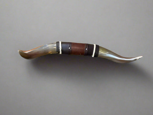 Jefe's SPECIAL #539: Medium "Sencillo" - 19" - Mahogany Mocha w/ Silver Horns - Polished Mount Longhorn Steer Bull Cowboy Art Decor